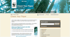 Desktop Screenshot of checkyourpaper.panda.org