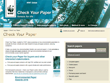 Tablet Screenshot of checkyourpaper.panda.org